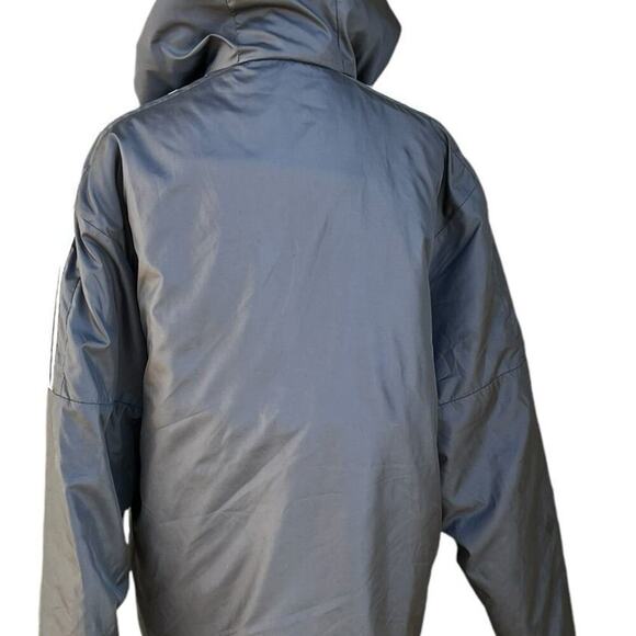 Adidas nylon, hooded, full zip, jacket, insulated & waterproof, men's size M - Picture 6 of 12